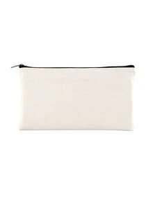 5/10/20/50 Blank Canvas Zipper Bags For DIY Crafts, Canvas Makeup Bags, Small Pencil Boxes, Loose Canvas Cosmetic Bags, Zippers, Multi-Purpose Travel Bags (8.3 * 5 Inches) - Beige - View 24