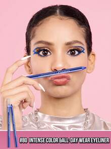 MISSLYN Intense Color Long-Lasting Eyeliner Liquid, Mousse Texture, Smooth And Soft Application, One-Stroke Precision, Non-Tugging On Eyelids, Highly Pigmented, Creates Smokey Makeup, Matte/Shimmer Finish, Waterproof And Sweat-Resistant, Long-Lasting And Smudge-Proof - #80 - View 2