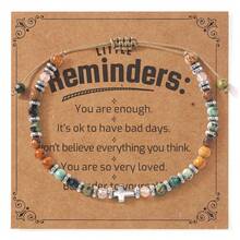 1 pieza Pulsera única de mujer con cuentas de piedras semipreciosas, diseño personalizado adecuado para uso diario, festivales, regalo para ella en su cumpleaños, Año Nuevo, Día de San Valentín - Multicolor - Ver 6