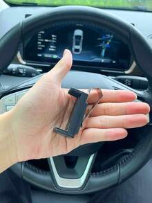 5/4/3/2/1件装汽车车库门遥控器夹可调节门锁遥控器支架收纳整理器通用47-65毫米/1.41-1.95英寸遥控钥匙遮阳板夹适用于汽车配件