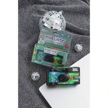 Retocolor Pixelate 400 - Cmara de pelcula desechable de 35 mm 27EXP, ISO400, pelcula negativa de color, sin enfoque, fcil de usar, flash integrado, de un uso pelcula y batera incluida - Pixelar - Ver 5