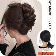 Synthetic Curls Wig Hair Claws Fashion Decorated Hair Clips Crab For Girl Gift Hair Accessories Valentine Headwear - 彩色 - 查看 2