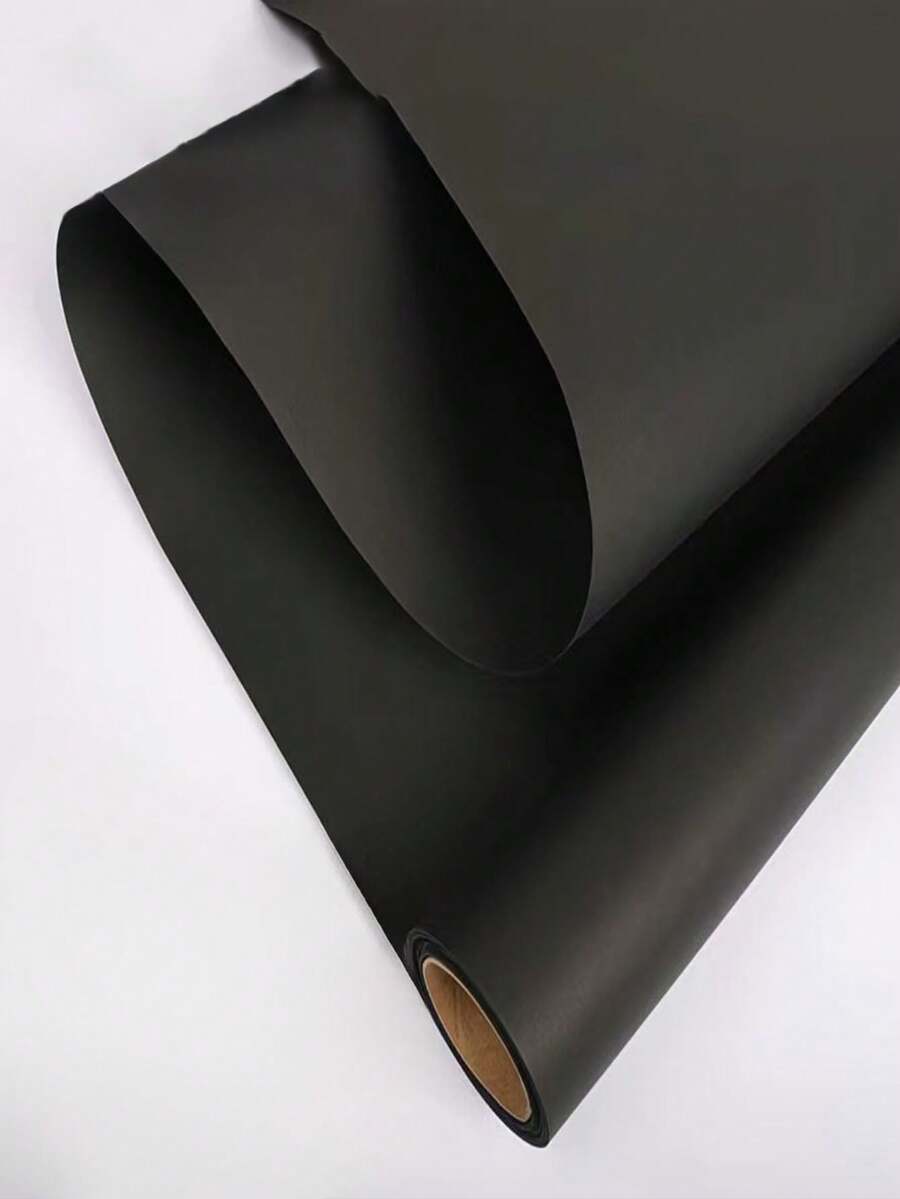 1 pieza de papel kraft negro en tamaños surtidos, de uso versátil para paneles de anuncios, manualidades, forrar mesas y pisos, servilletas, cubiertas de libros, embalaje de teléfonos, regalos, envío y envoltura - Negro - Ver 1