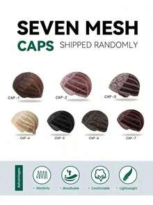 Africa Black People Fashion Lady Small Curly Hair Ball Headwear Micro Roll Wig Europe And America Woman Short Curly Hair - Multicolor - View 8