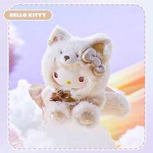 Miniso Sanrio My Melody/Kuromi/Hello Kitty Island Fox Series Vinyl & Plush Blind Box Character Fox Costume Style & Plush Texture Vinyl & Short Plush Material Cute Details Ideal For Desk Decor & Collection Doll(1 PC Random Delivery) - Multicolor - View 3