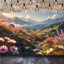 Un fondo de pared para la decoración de una fiesta familiar, adecuado para fiestas de cumpleaños, fiestas de vacaciones y reuniones familiares. - Multicolor - Ver 2