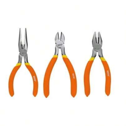 Juego de Pinzas 3 Piezas WF9352 Wolfox | Kit Compacto de Pinzas para Taller