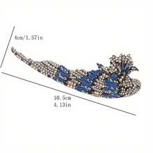 Fashionable Rhinestone Wing Brooch - Right - View 4