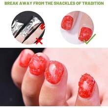 EELHOE Nail Gel Remover Polish Soak-Off 3 Minutes Quickly & Easily Removes Gel Polish 0.5fl.Oz Professional Non-Irritating Nail Polish Remover For Lazy People Without Hurting Their Hands Quick Unglue Remover For Phototherapy Nail Polish Salon - 綠色 - 查看 5