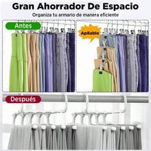 20 Pcs Pinzas para Ropa de Acero Inoxidable con Revestimiento de Goma, Ganchos para Pantalones con Clips Ahorran Espacio, Pinzas para Calcetines, Faldas, Sombreros, Pantalones de Yoga 20 - 20 - Ver 7