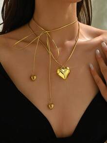 1 szt Modny Kokarda Wstążka Kołnierz , Spersonalizowany Pluszowy Płótno Naszyjnik choker Dla kobiet Codzienna odzież - Czarne - Zobacz 16