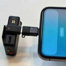 Lightning 转 Type-C OTG 适配器（公头）/ Type-C 适配器（母头），适用于 iOS，支持快速充电，带耳机插孔，兼容 ，可连接无线领夹麦克风、声卡、直播设备、鼠标、键盘，支持 PD 快充 - 黑色 - 查看 11