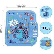 Lexibook Electronic Planner With Melodies And Designs Of Stitch, Smurfs And Barbie - Stitch. - View 4