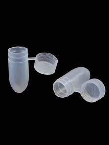 30 piezas Cajas de almacenamiento de cápsulas de plástico transparente con tapas abatibles - a prueba de fugas, apilables, adecuadas para medicamentos, polvos, tarjetas y artículos pequeños - para el hogar o viajes - Blanco - Ver 8