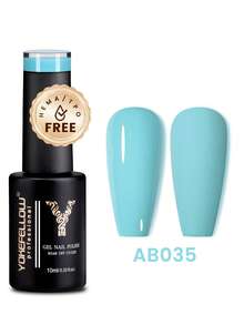 YOKEFELLOW Smalto gel per unghie da 10ml senza TPO e HEMA, smalto blu adatto per tutte le stagioni, manicure semi-permanente, smalto gel per unghie rimovibile con soak-off, per arte di unghie in salone o fai-da-te, adatto per donne e ragazze - Multicolore - Visualizzare 17