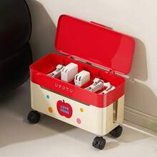 1pc Cable Organiser With Castors Spacious Capacity, Stylish Design The Ultimate Cable Management Solution - Multicolor - View 9