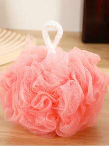 Extra Soft Large Premium Shower Sponge, Flower Shaped, Solid Color Bath Puff, Unisex, Gentle Exfoliating, Back Massager, Absorbent Towel, Exfoliating Cleanser, Bubble Bath, Skincare, SPA Experience, Soft Bathing Accessories - Multicolor - View 12