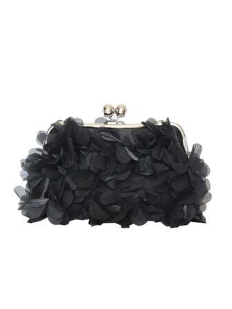 花卉图案正式手拿包，时尚新款纹理晚宴包，女士多色礼服包