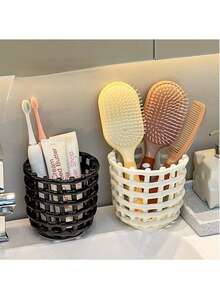 1个浴室收纳架，可放置面巾、牙刷、化妆品和其他洗漱用品 - 彩色 - 查看 8