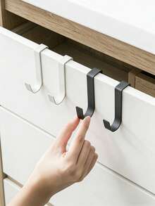 2/4pcs Cabinet Hooks, Kitchen Hooks For Hanging Utensils, Kitchen Tools, Kitchen Essentials