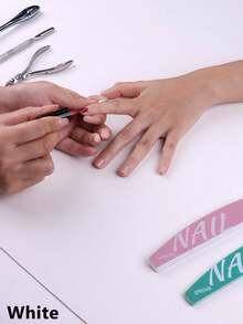 1pc Large Waterproof Foldable Manicure Desk Mat, 6 Color Options, Leather Material, Nail Salon Cleaning Mat, Suitable For Nail Salon And Home Use, Beauty Work Area Nail Care DIY - Multicolor - View 8