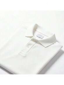 Men's Polo Shirt, Short Sleeve, Crocodile Print. - Cá sấu trắng - Xem 2