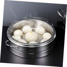 Luxshiny Cesta De Vapor De Acero Inoxidable 304 De 26cm y Resistente Ideal Para Cocción Al Vapor De Alimentos En Casa Steamer Basket Para Verduras y á - 1 - Ver 5