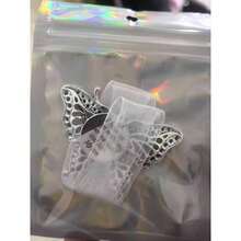 1pc Christmas Decoration, Christmas Tree Ornament, Alloy Butterfly Decor, Christmas Gift "A Piece Of My Heart Is In Heaven" Angel Wings Ornament, Christmas Party Decoration, Angel Wings Charm, Random Color Rope - Multicolor - View 12