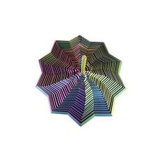 3D打印旋转星形手柄指尖玩具，减压感官桌面玩具，适用于家庭、学校和户外使用 - 彩色 - 查看 28