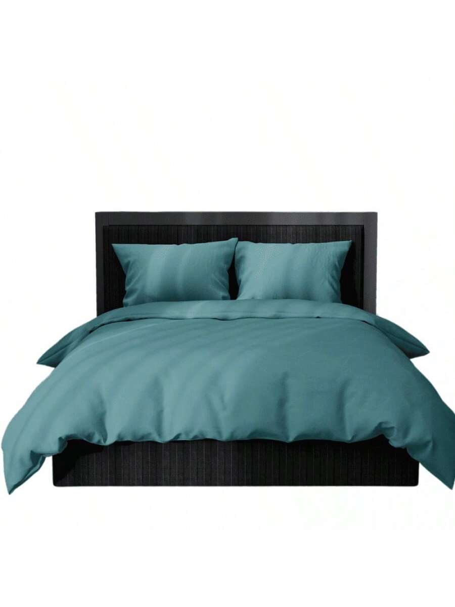 Kit de funda nórdica monocromática GB Color Verde Oscuro de alta durabilidad de 260cm*220cm