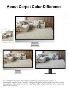 1件装可水洗蓝色波西米亚风天鹅绒地毯，适用于客厅、卧室、玄关等室内场所，可机洗，时尚家居装饰，新年礼物，防滑易清洁，圣诞节和新年装饰地毯，客厅地毯，卧室地毯，床边地毯，简约时尚优雅，适合各种场景和日常使用，主题派对，适用于厨房、浴室、客厅、餐厅、书房、卧室和其他玄关装饰。 - 寶藍色 - 查看 8