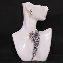 Fashionable Rhinestone Wing Brooch - Right - View 8