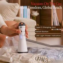 9 Packs Rechargeable Pump Vacuum Bags Travel Packing, Carry - On Size Vacuum Seal Bags Luggage And Suitcase Compression, Space Saver Clothes And Clothing Organization - 12 組合旅行裝 - 查看 2