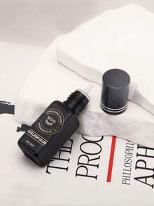 1 pieza Pegamento profesional para extensiones de pestañas de 10ml - Super fuerte, secado en 1 segundo, duración de 8 semanas, pegamento negro adecuado para profesionales de extensiones de pestañas - Negro - Ver 10