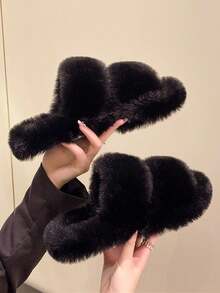 1 st plyschtofflor, nya snygga hustofflor med isolering, galentiner, valp, karneval, sko, vår- och sommarval, brudtärnepresenter, rum, sovrumsinredning, sovrumsinredning, strand, resor, för män, för kvinnor, semester - Multifärgad - Visa 15