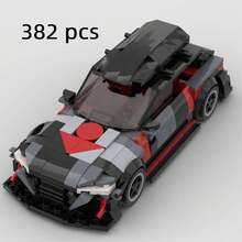 MIKEMENG 灰/黑/红经典成人积木套装，DIY积木汽车/跑车玩具，城市科技冠军杯系列，适合作为情人节、生日、万圣节、圣诞节送给男友/丈夫的礼物，也可用于家居装饰和收藏。 - 型號 - 查看 2