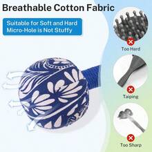 Manual Massage Hammer Mugwort Massage Hammer Handheld Body Percussion Tool For Back Neck Shoulder Leg Muscle Relief 26cm-Blue - Blue - View 3