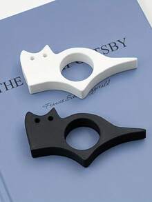 Adorable Cat Thumb Book Page Holder & Bookmark - Kitten-Themed Page Turner With Tabbed Pages For ' Books, Classrooms, Homeschool, Decor - Durable Page Shield For Picture Book Learning Resources