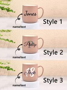 Gobelet en plastique personnalisable (380 ml/12 oz), disponible en plusieurs couleurs, lavable, idéal pour la bière, les jus, le lait et le café, facile à nettoyer, design élégant et minimaliste, produit personnalisé de haute qualité. - Multicolore - Voir 4