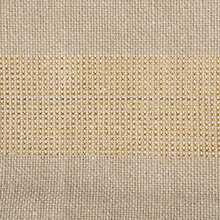 DII - Mesa de Comedor de Lino metálico Brillante, Juego de servilletas, 20 x 20 Pulgadas, Copos de Nieve Jacquard, 6 Piezas(Rayas metálicas doradas Servilleta) - Multicolor - Ver 2