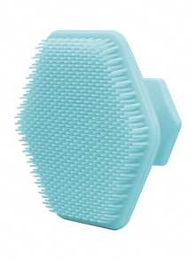 1 pieza Cepillo de aseo portátil de silicona para hombres - Multifunción 5 en 1 para limpieza facial, cepillado, arreglo de barba, baño y masaje corporal - Cerdas suaves de silicona para una limpieza profunda sin irritación - De doble uso como esponja de silicona - Compacto y ligero para bolsas de gimnasio, kits de aseo y mochilas - Una cosita linda y un regalo perfecto para Pascua - Imprescindible para la rutina diaria de aseo de los hombres - Multicolor - Ver 10