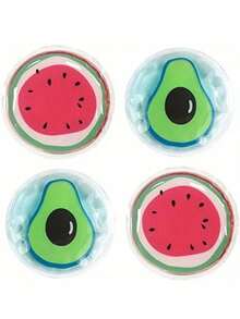 2/4 pièces/paire Masque gel pour les yeux, contre les cernes et les yeux gonflés, coussin de glace rafraîchissant réutilisable mignon, patchs pour le contour des yeux, pack de soins des yeux chaud et froid, masque anti-douleur et relaxation, utilisé pour la fatigue oculaire, lissage des rides et récupération après une chirurgie des yeux, indispensable pour les voyages