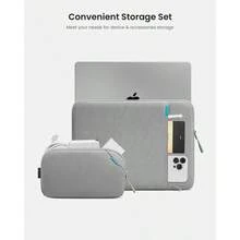 360 Protective Laptop Sleeve Set For 14inch  Pro M5 M4 M3 M2 M1 Pro Max A2992 A2918 20252021, 13.8 Surface... - Gray 14inch for  Pro - View 6