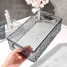 3pcs Multi-Purpose Acrylic Storage Box Transparent Organizer For Cosmetics, Face Masks, Snacks, Miscellaneous Items, Suitable For Kitchen, Bedroom, Living Room, Bathroom - Transparent - View 11