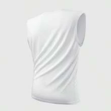 2pcs Men's Fashion Casual Breathable Vest - Multicolor - View 5