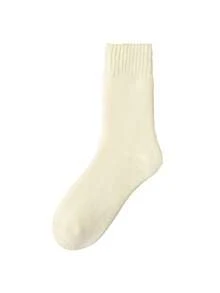 12 pares de calcetines por encima de la rodilla para mujer, multicolor, con forro de felpa mezclada tipo lana, de unicolor, de estilo clásico y de moda, adecuados para otoño/invierno, estilo Y2K, cálidos