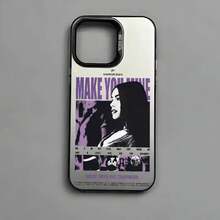 Funda de teléfono M- BeerS Singer para 17 16 15 14 13 12 11 Pro Max, multicolor, mate, láser, metálica, aurora - Z4 - Ver 8