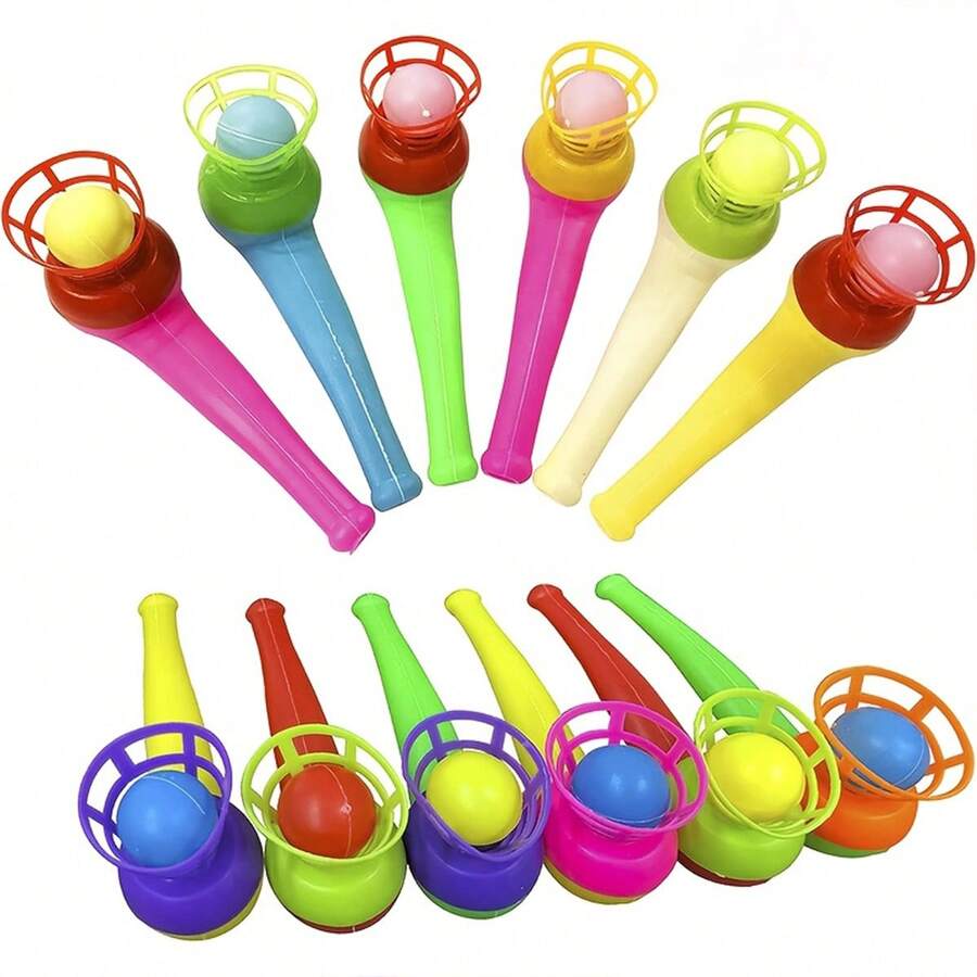 1包（2/5/10/20个随机颜色吹气球），派对游戏玩具，男女皆宜的漂浮吹气球，派对吹气球 - 彩色 - 查看 1