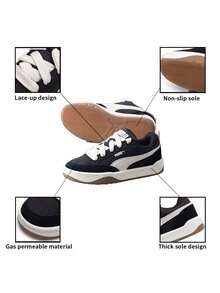 Puma Park Lifestyle Street 低帮运动鞋，男女款休闲通勤旅行跑步鞋，397495-01 - 黑色-灰色 - 查看 7