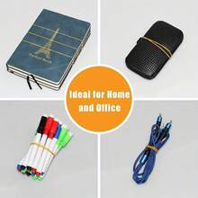 Heavy Duty Elastic Yellow Rubber Bands, Suitable For Office, School And Home Use, Tear And Deformation Resistant, Durable Multi-Purpose Ties